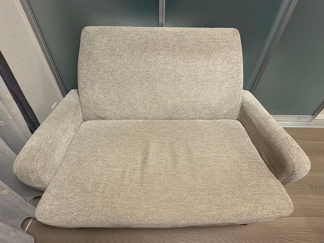 【期間限定で値下げします】unico EVAソファ　2シーター