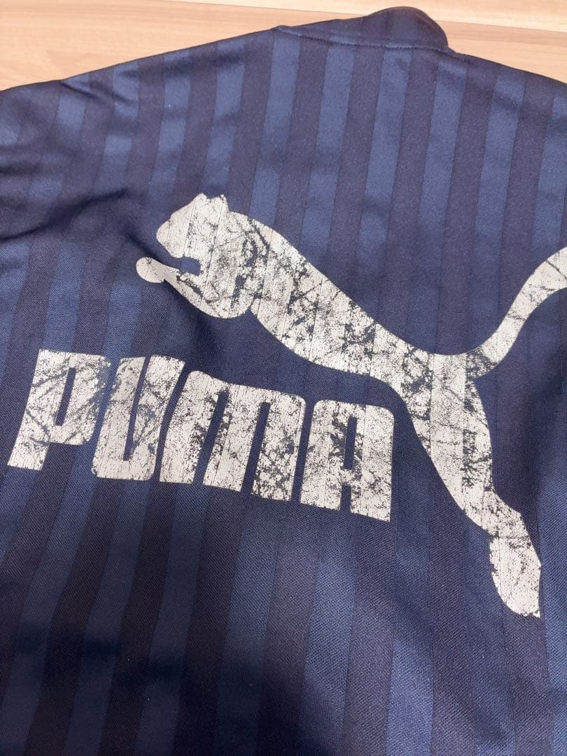 【廃盤モデル】PUMA ジャージ上下セット ネイビー S〜M ビッグロゴ