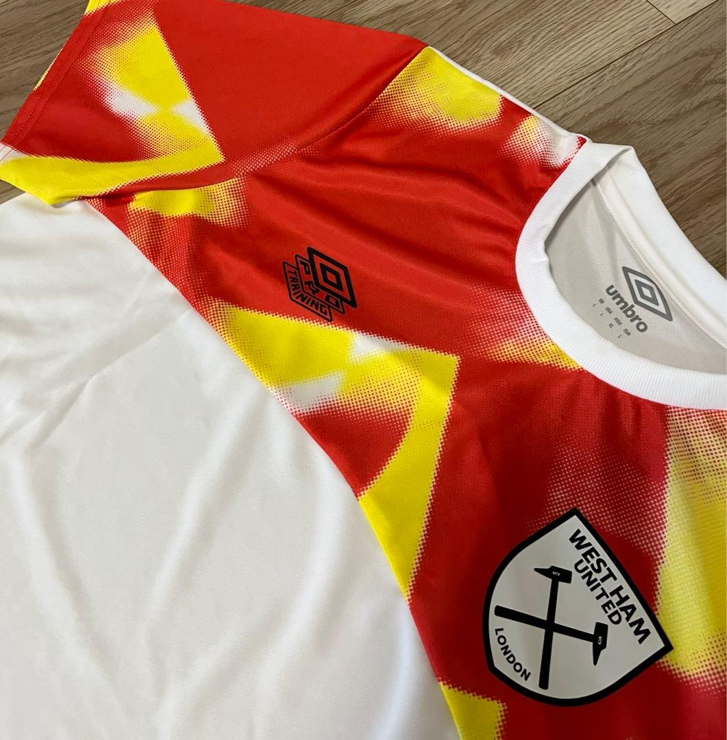 UMBRO ウエストハム　ウェストハム　プラシャツ　プレマッチシャツ　新品　L