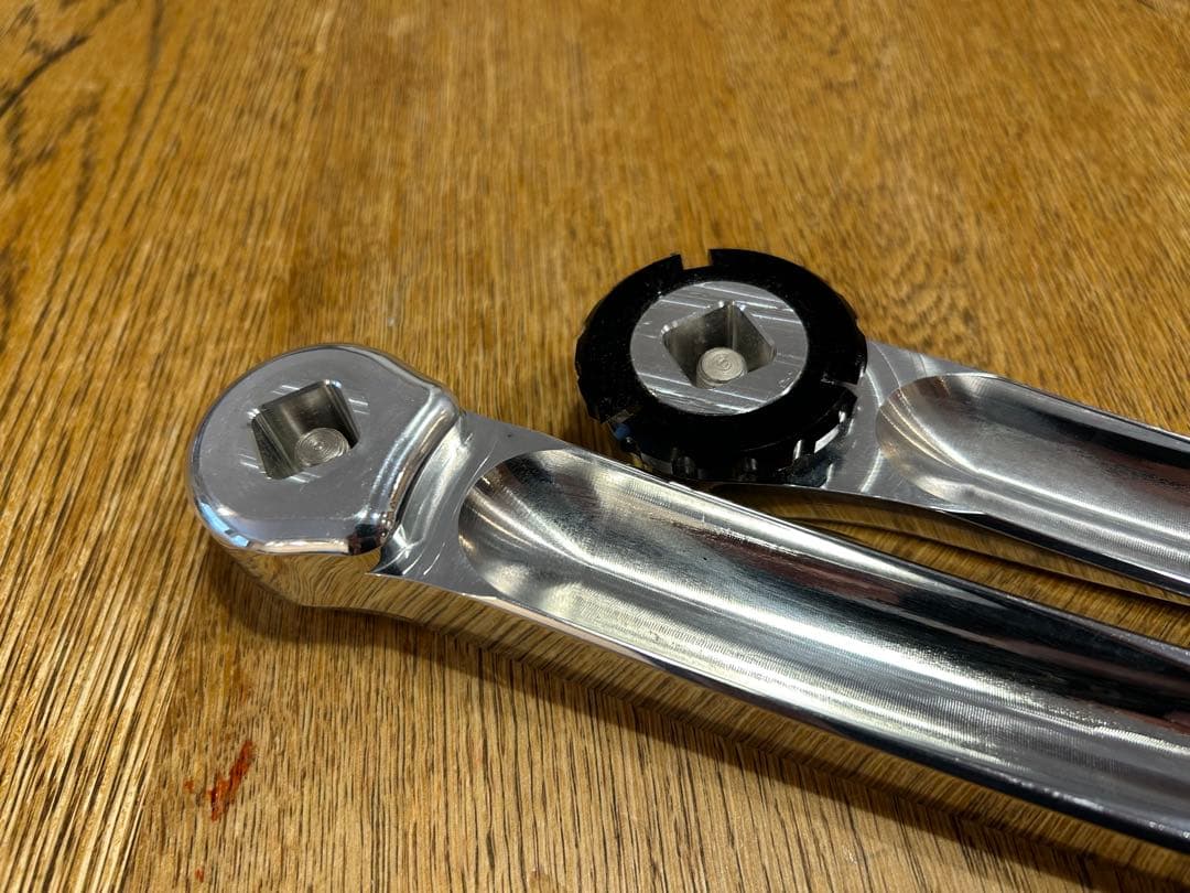 white industries eno クランク 165mm シルバー
