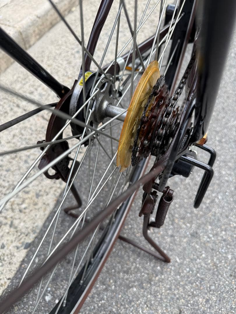 86 自転車 大阪市 【引取り限定】 26インチ 変速付き