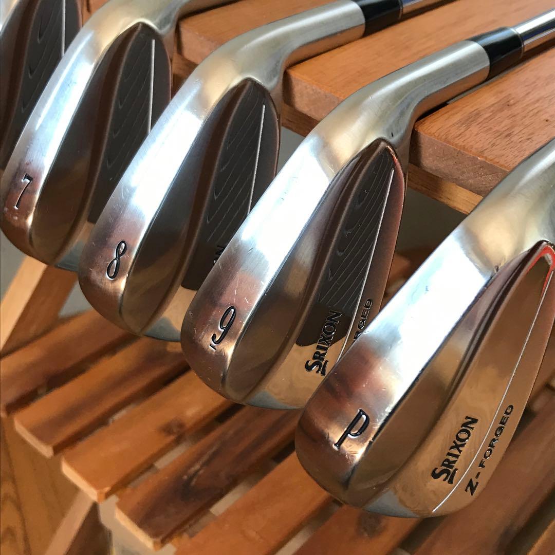 【美品】SRIXON Z-FORGED アイアン7本セット（♯4-PW）