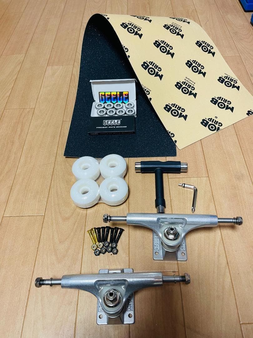 DIYスケートボード8.0コンプリート ストリート系ステッカー10枚付き