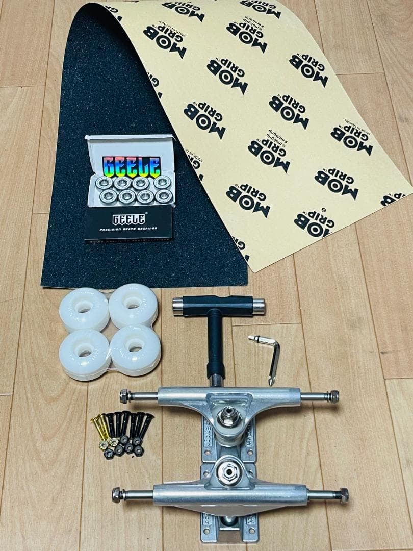 DIYスケートボード8.0コンプリート ストリート系ステッカー10枚付き
