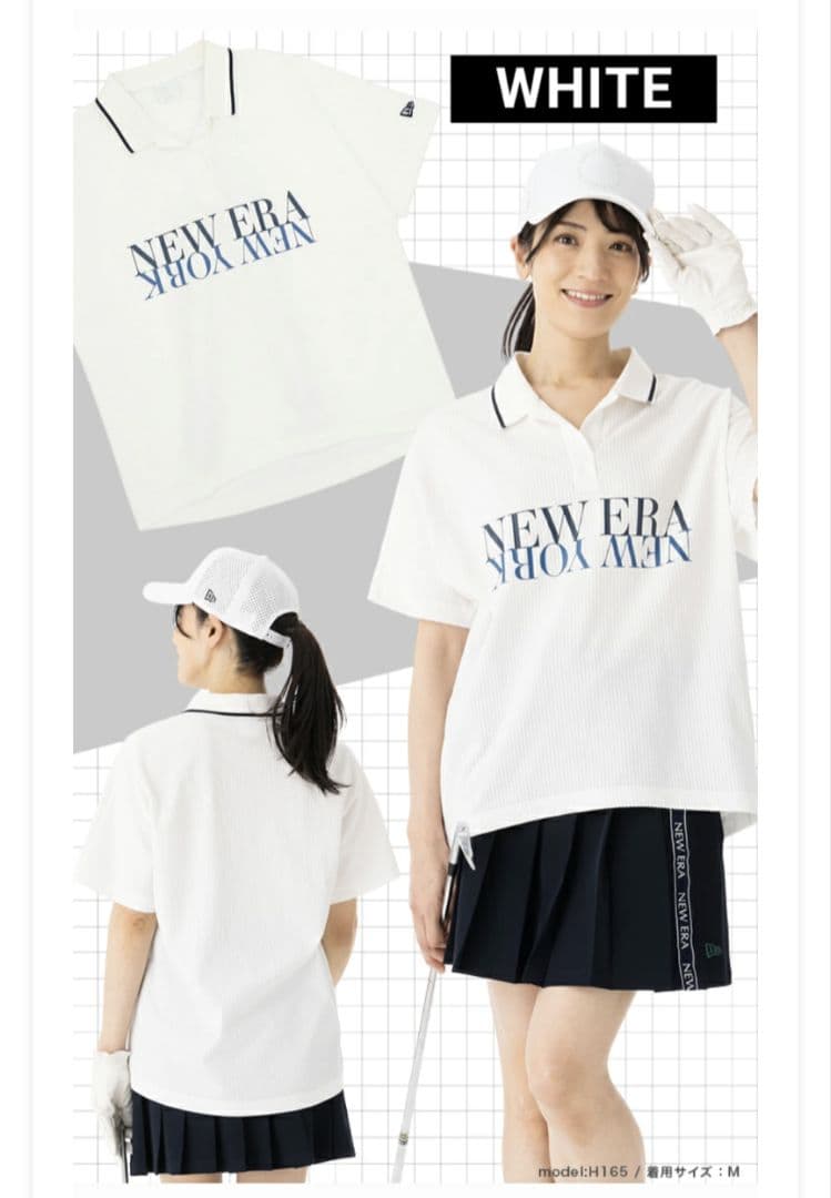 9*0様 【NEW ERA】半袖 スキッパー ポロシャツМ