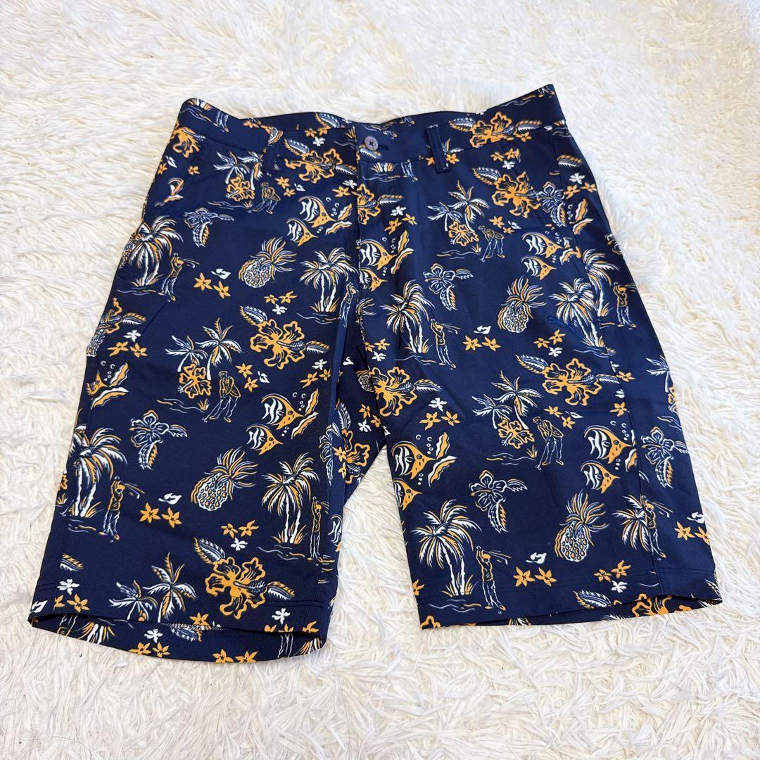 【プーマゴルフ】美品 セットアップ モックネック ハーフパンツ M メンズ