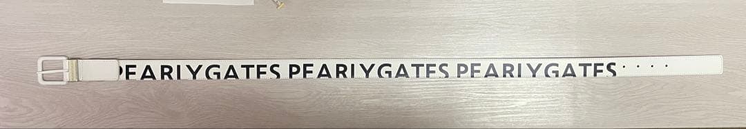 PEARLY GATES ホワイトロゴベルト　新品