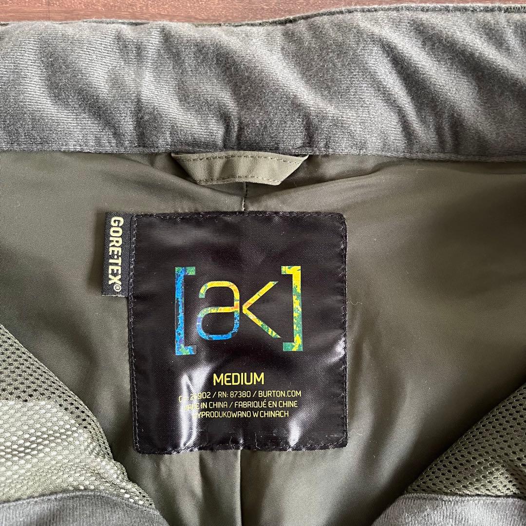 美品　Burton ak GORE-TEX pants M カーキ