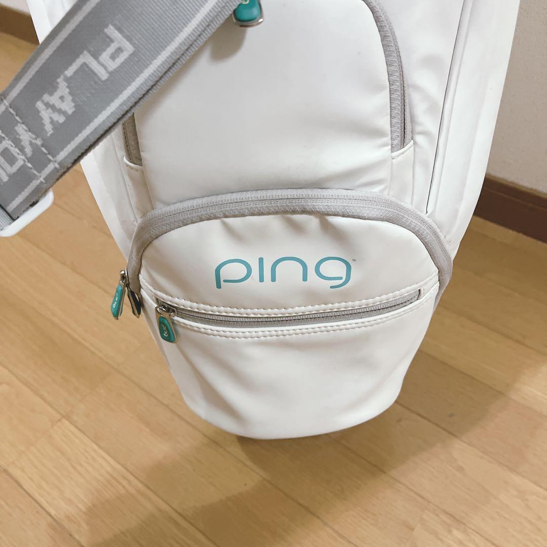 K255 PING ピン ソフトPU レディース キャディバッグ フード無し