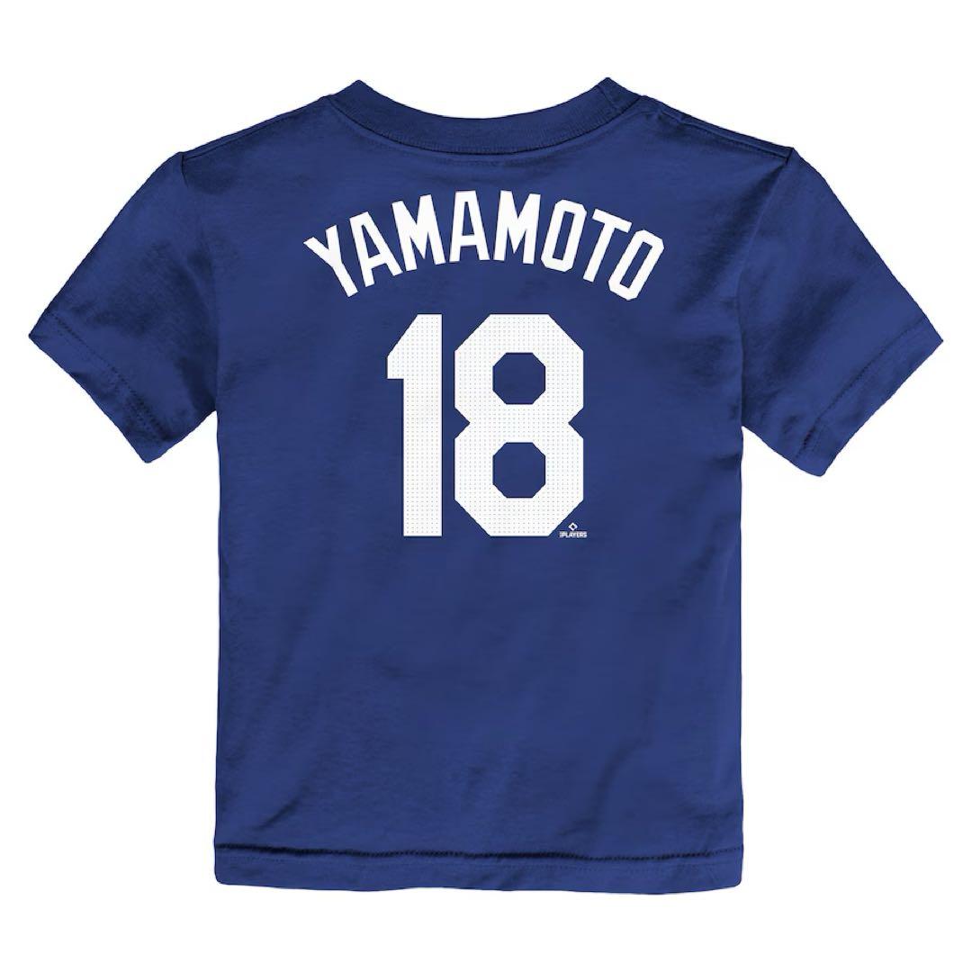 Kids Nike Dodgers 山本由伸 18 ネーム&ナンバー Tシャツ