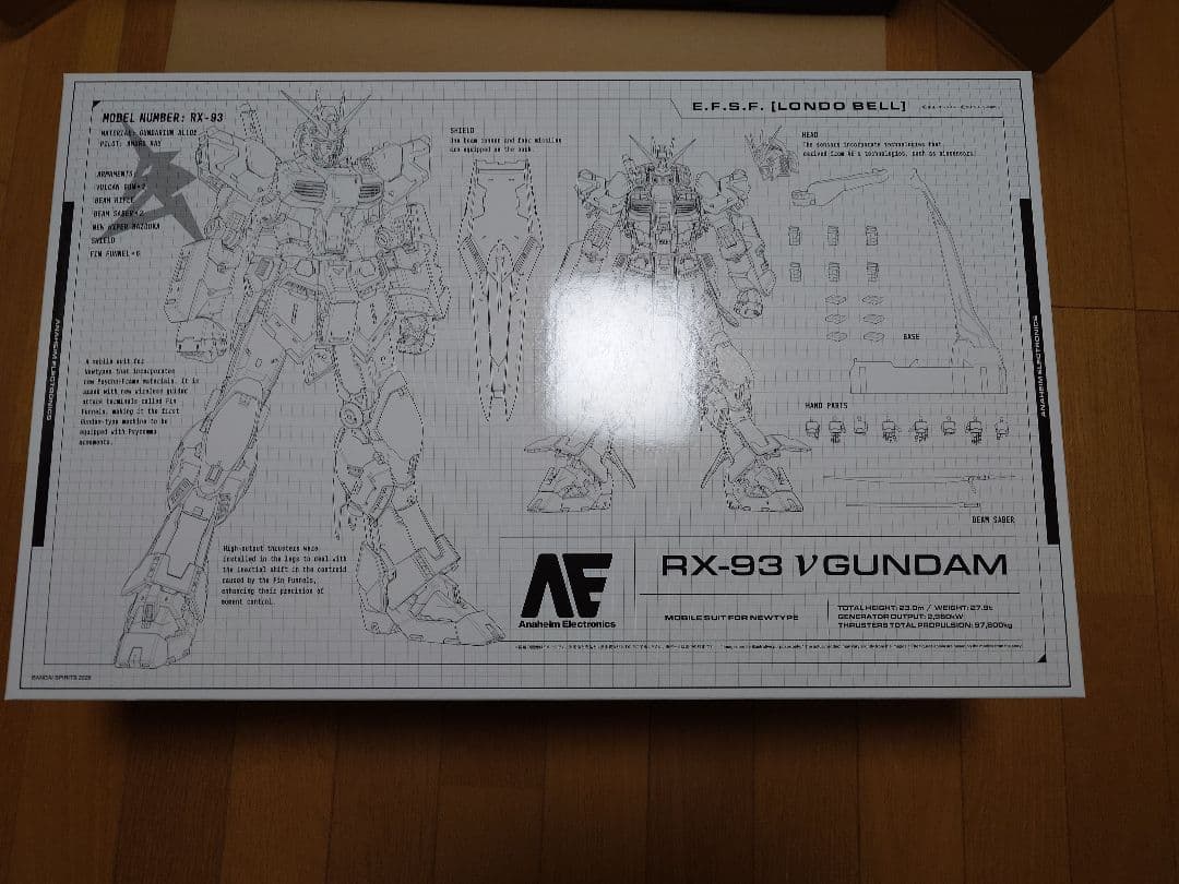 【新品未開封】PG　UNLEASHED1/60νガンダム+LEDユニット