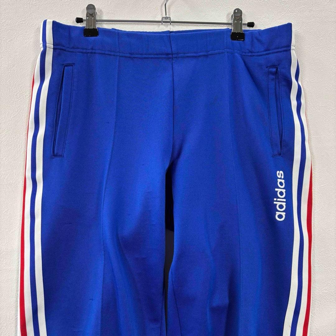 80-90s adidas トラックパンツ フランスカラー 3ライン L