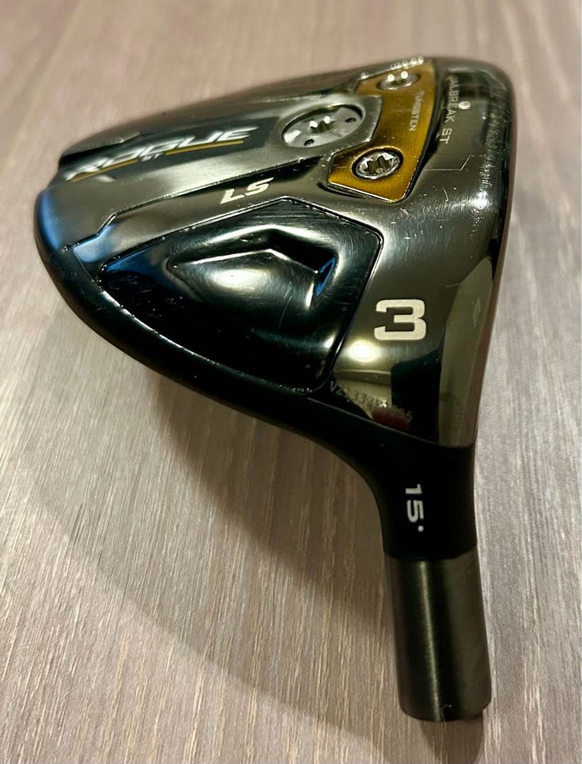 【美品】ローグ ROGUE ST LS 3W 15° 純正ヘッドカバー付き