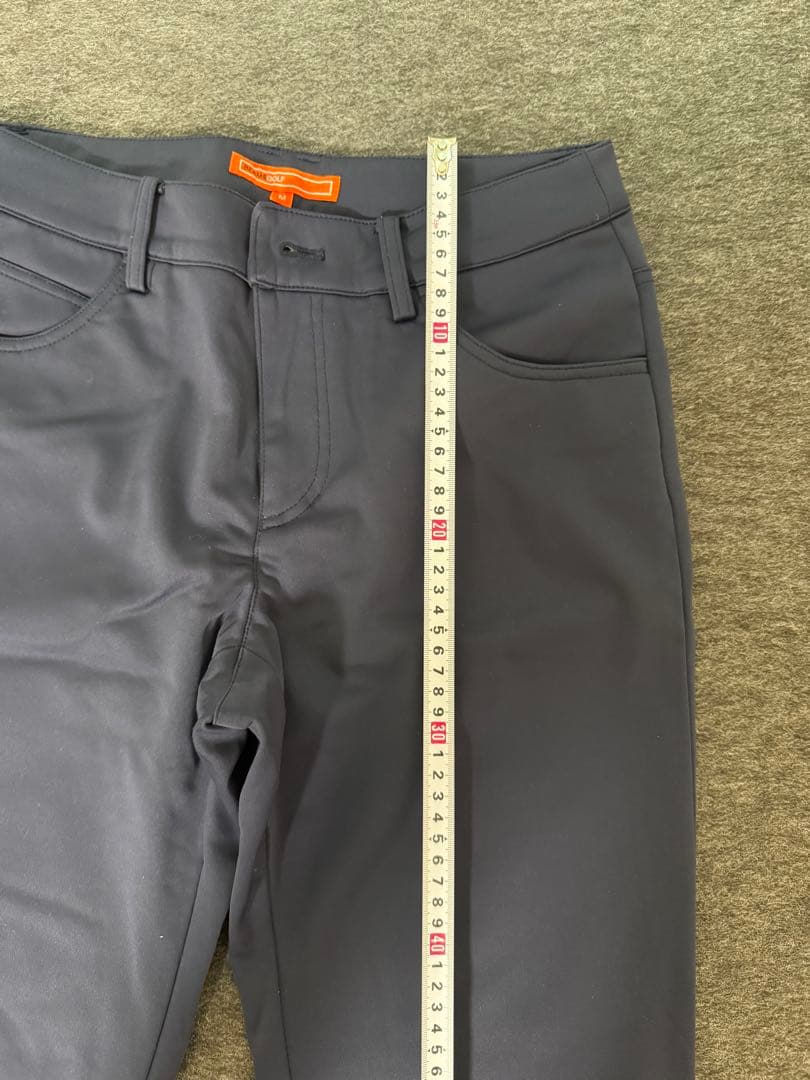 BEAMS GOLF ネイビー 冬用パンツ ストレッチ素材