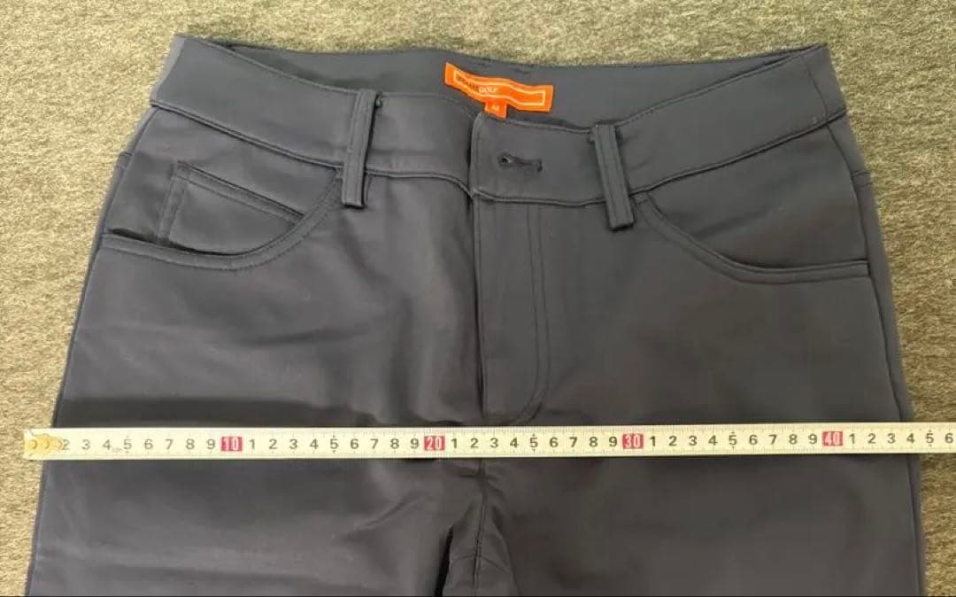 BEAMS GOLF ネイビー 冬用パンツ ストレッチ素材