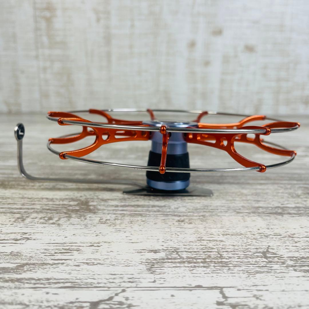 【希少】TULALAツララ　リスぐるま16キーファンオレンジ　風車型釣り用リール