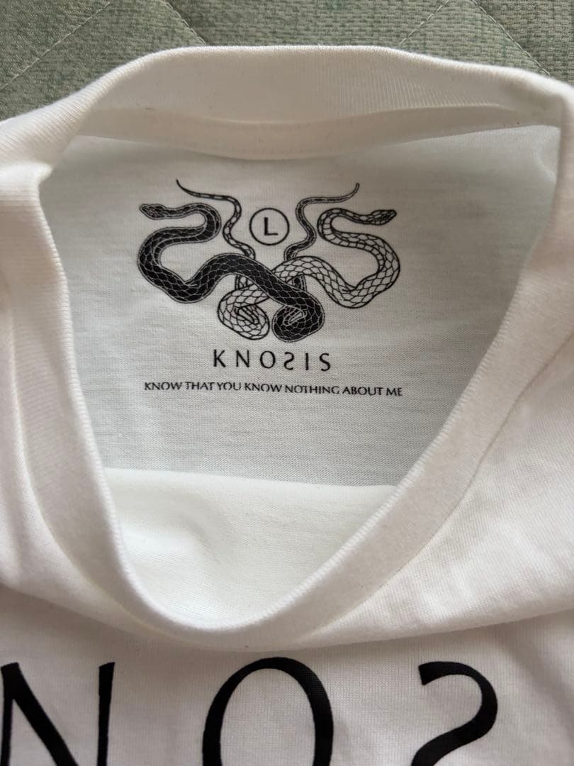 KNOSIS ロゴTシャツ Lサイズ
