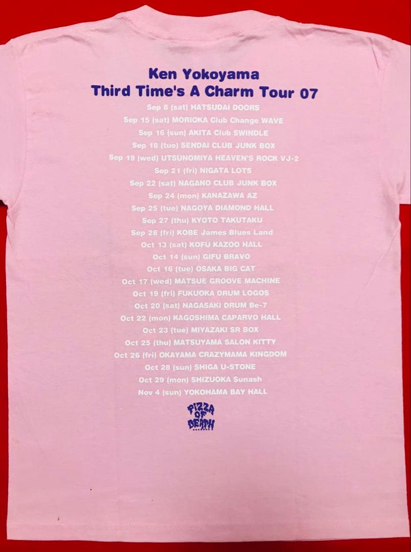 新品 KEN YOKOYAMA『Third Times』ツアーＴシャツ 横山 健