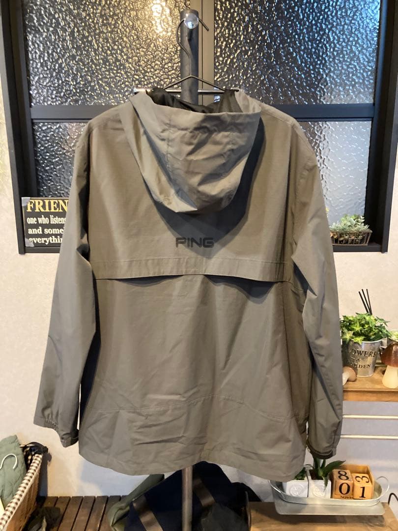 美品！PING ゴルフウェア ジャケット　3Ｌサイズ グレー　定価19800円
