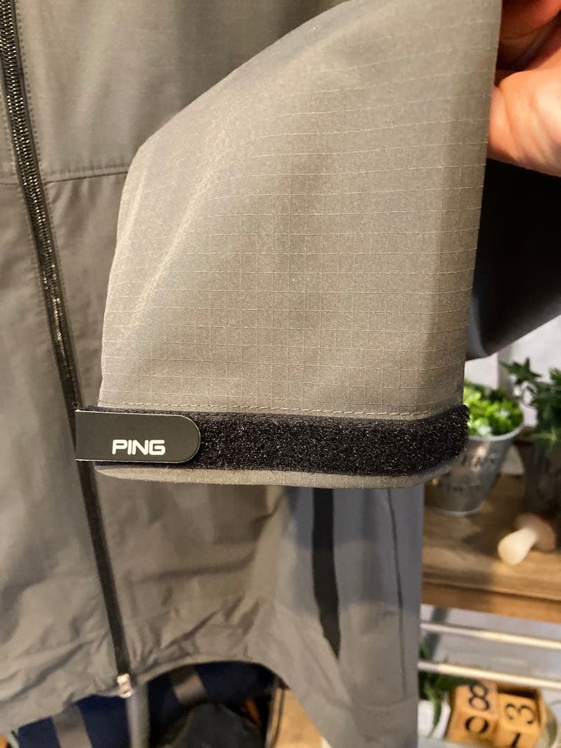 美品！PING ゴルフウェア ジャケット　3Ｌサイズ グレー　定価19800円