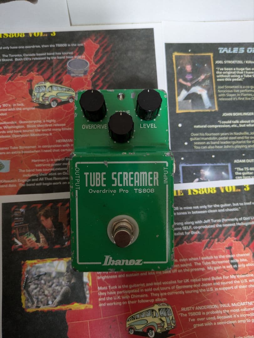 Ibanez Tube Screamer TS808 JRC4558D 艶アリ