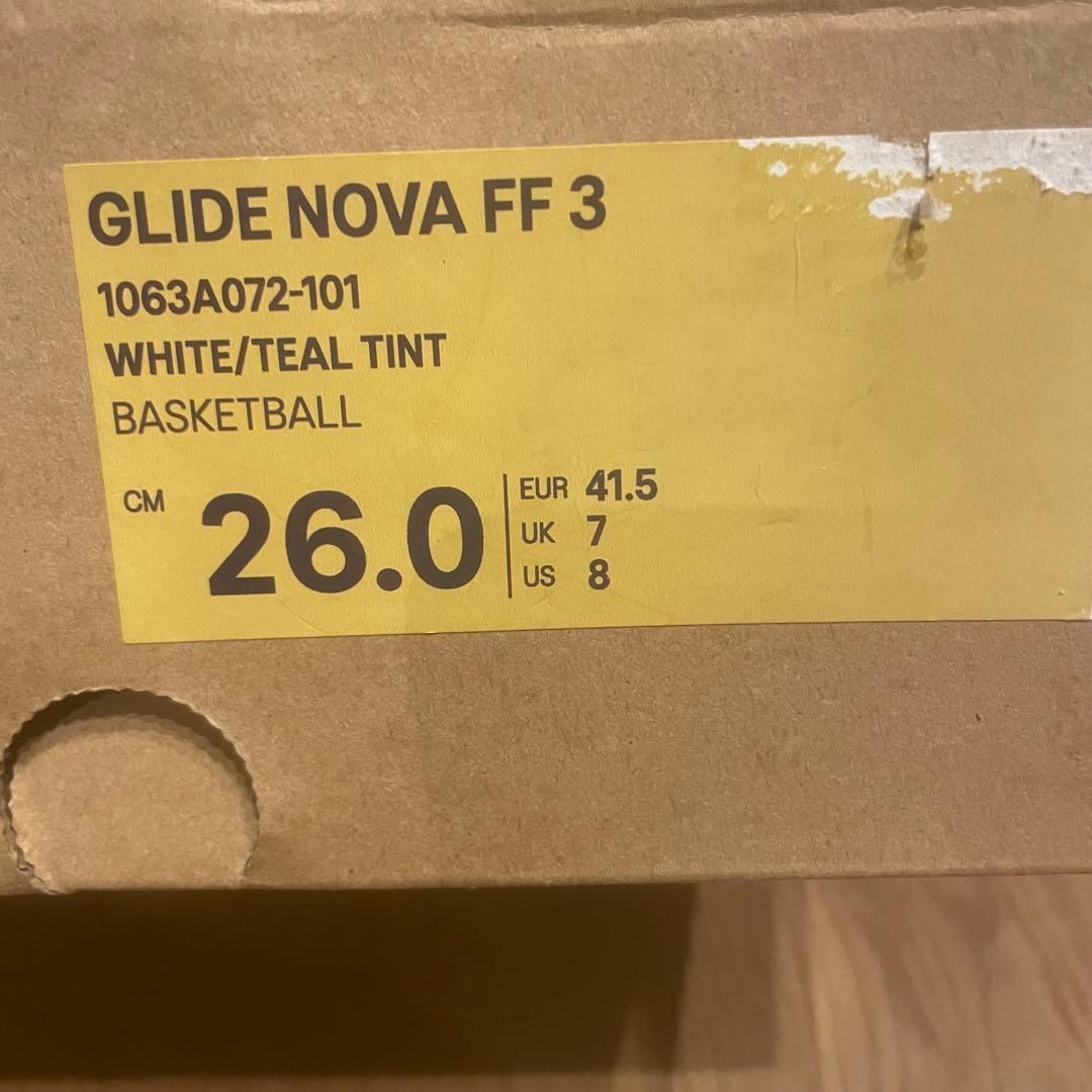 未使用品　アシックス　GLIDE NOVA FF 3 26.0cm