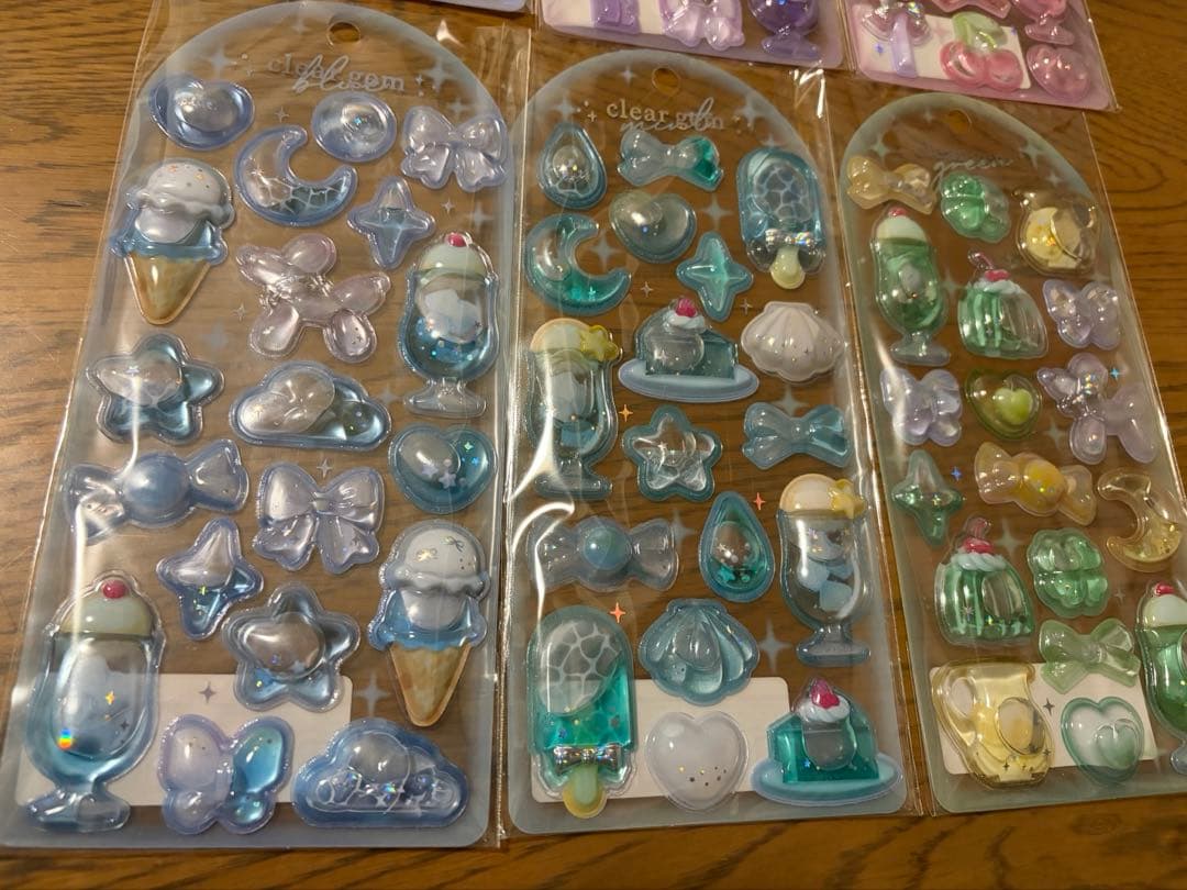 クリアジェムステッカー　clear jem クーリア　正規品　シール