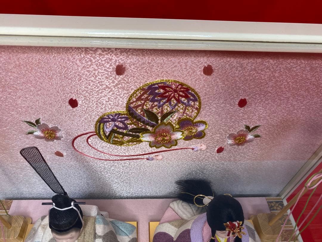 木目込み人形　アクリルケース入・ひなろこ　工房ゆうき