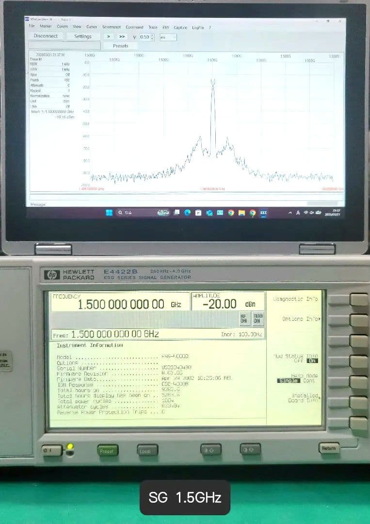 HP E4422B 250KHz-4.0GHz シグナルジェネレータ 現状動作品
