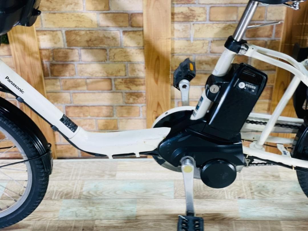 明日値上 ホワイト系 人気NO１ パナソニック子供乗せ電動アシスト H2815