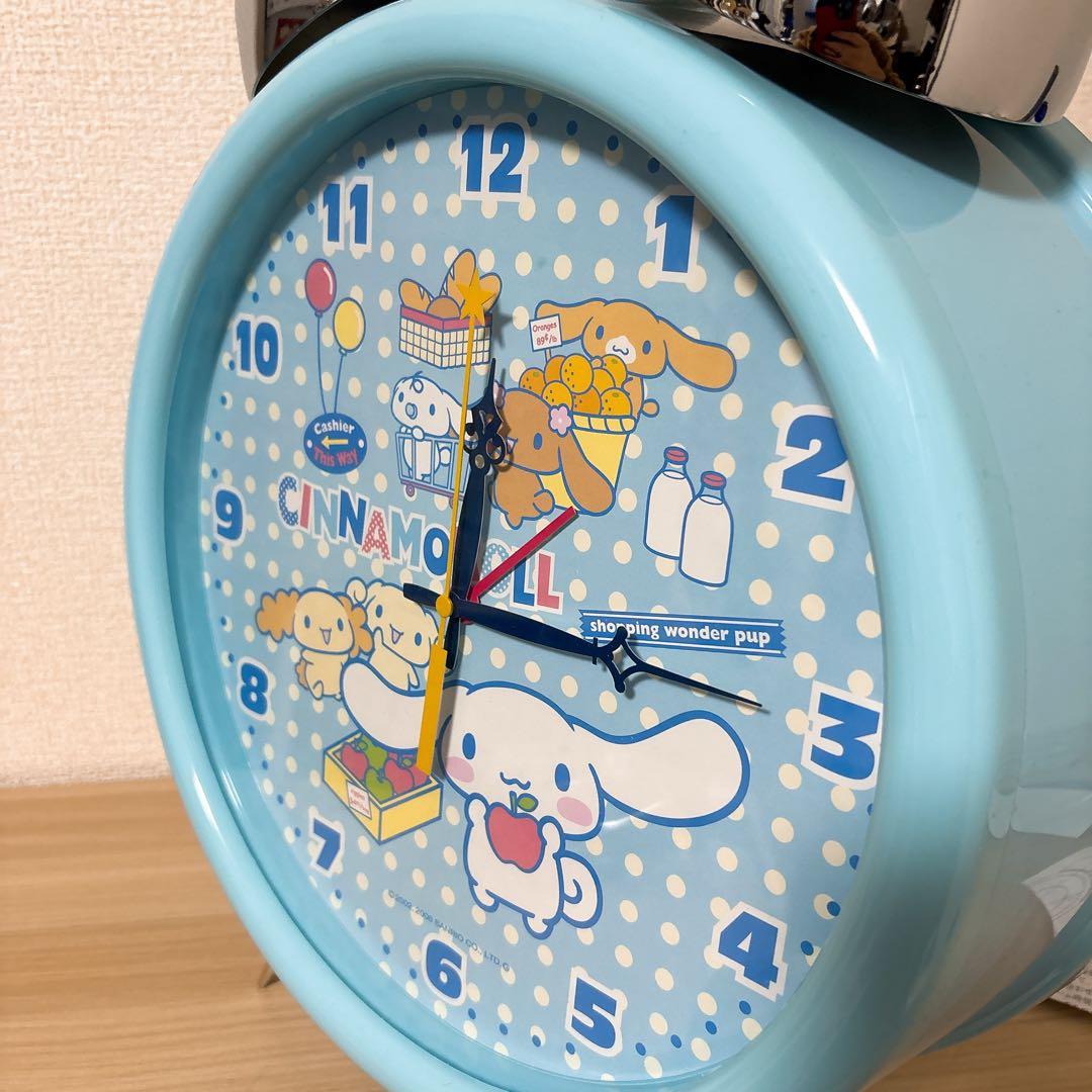 サンリオ シナモロール 目覚まし時計 BIGタイプ