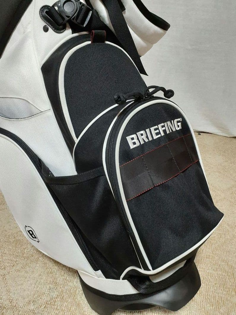 限定 BRIEFING キャディバッグ CR-4 #2 ホワイト/ブラック