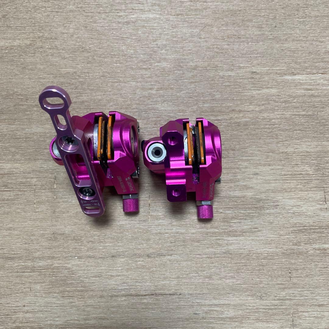 限定 グロータック EQUAL ディスクブレーキキャリパーセットピンク