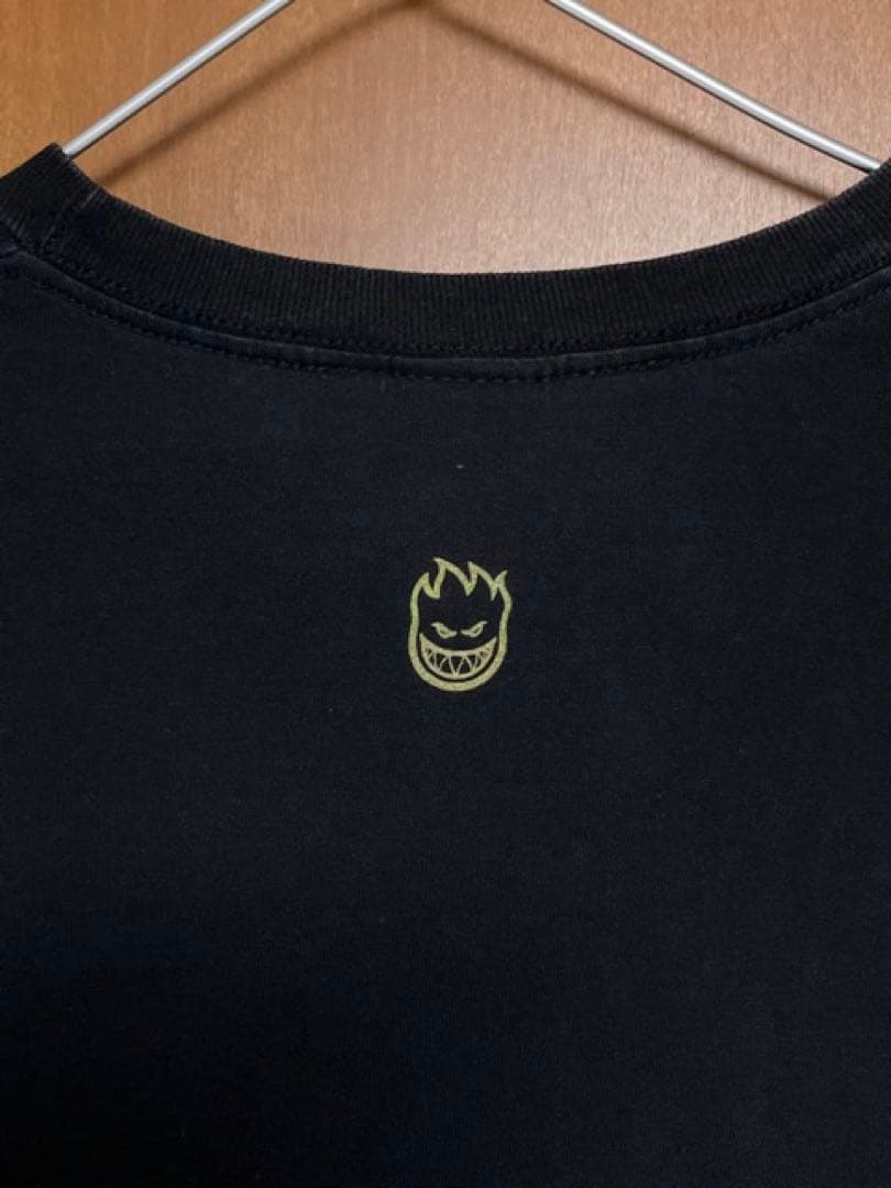 90s？ SPITFIRE ブラック ロングスリーブ Tシャツ　L〜XL相当