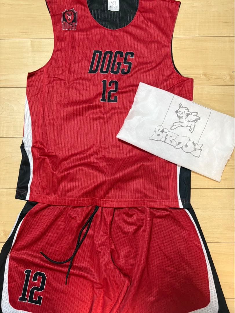 BIRDOGバスケットボールユニフォーム com.Mサイズ 12 YUTA