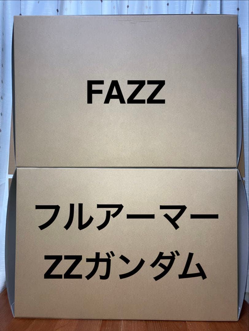 MG FAZZ & フルアーマーZZガンダム セット