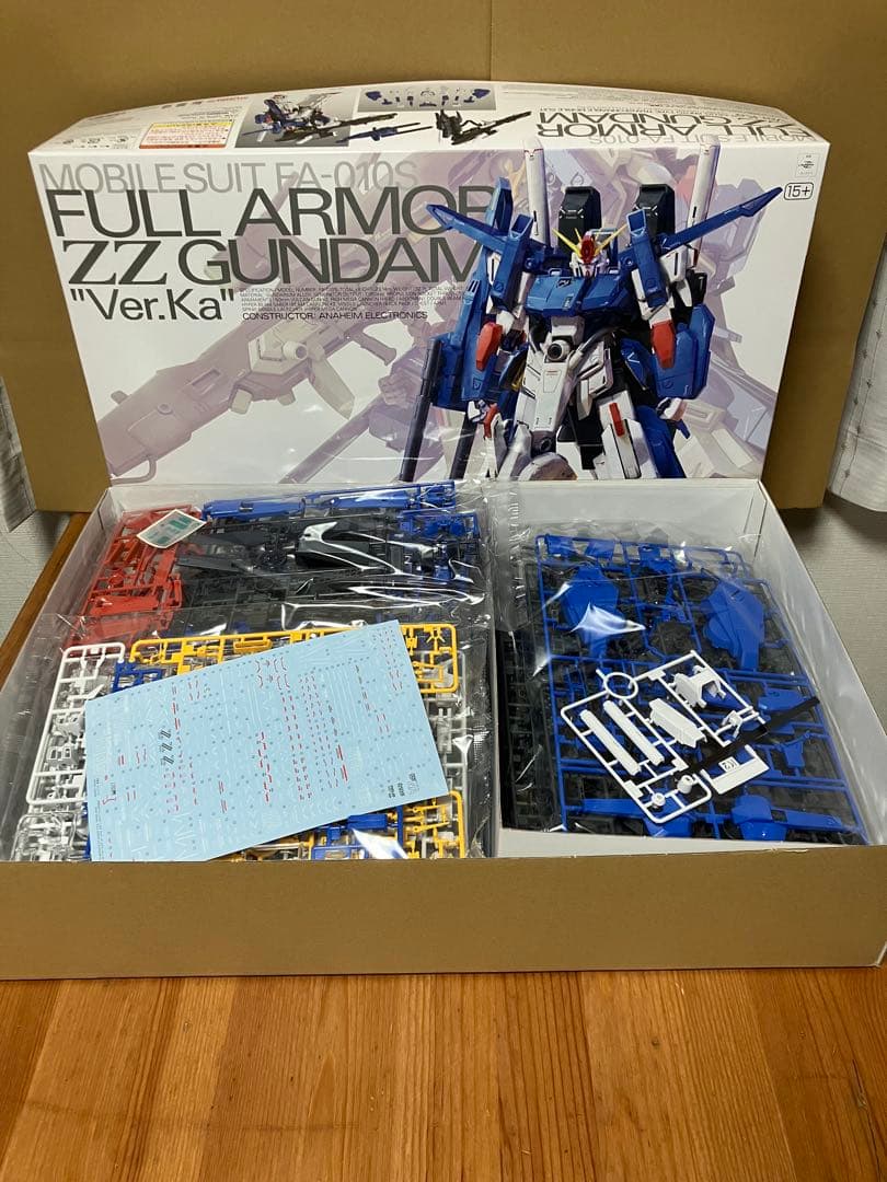 MG FAZZ & フルアーマーZZガンダム セット
