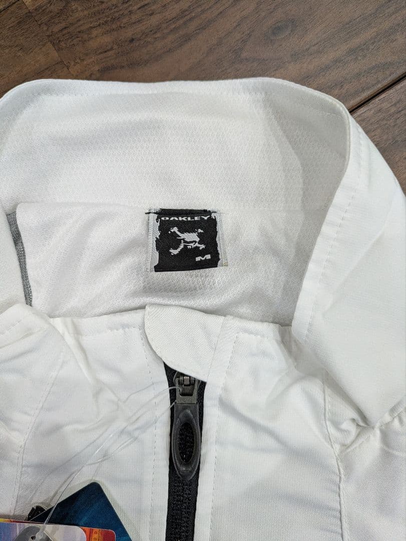 新品！Oakley メンズ ゴルフジャケット M ホワイト