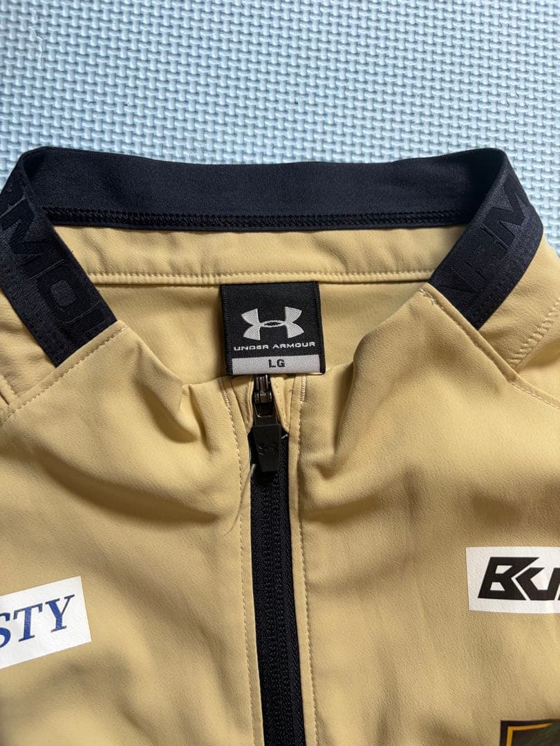 青森山田ジャージ Under Armour ジャージセット ベージュ/黒