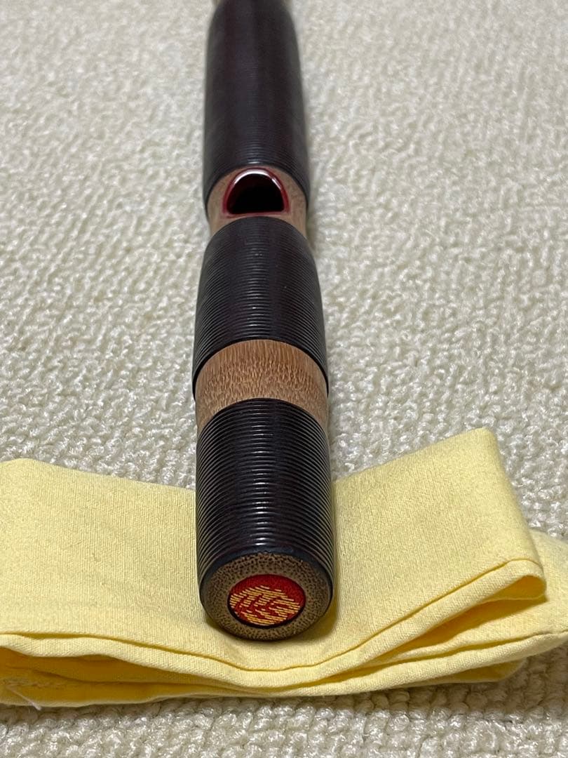 龍笛　管筒（カシュー塗）　セット