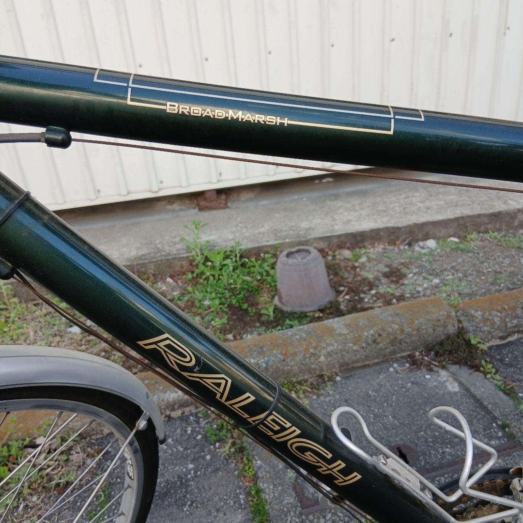 【葛飾区・引き取り限定】Raleigh Trenz X グリーン クロスバイク