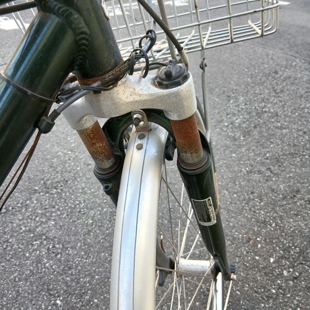 【葛飾区・引き取り限定】Raleigh Trenz X グリーン クロスバイク