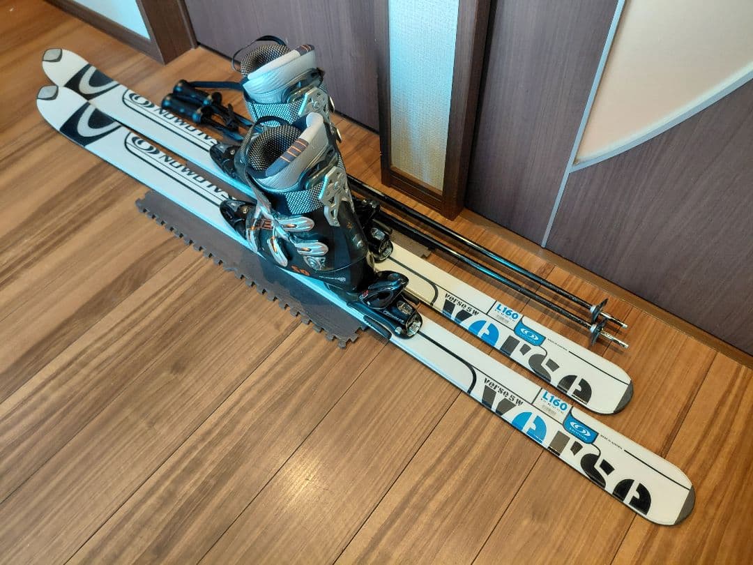 ハイエンド SALOMON 学生・男女兼用 スキーセット メンテ・WAX済み✔