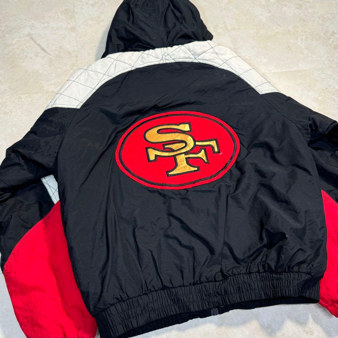 ビンテージ \"NFL\" SF キルティングジャケット M