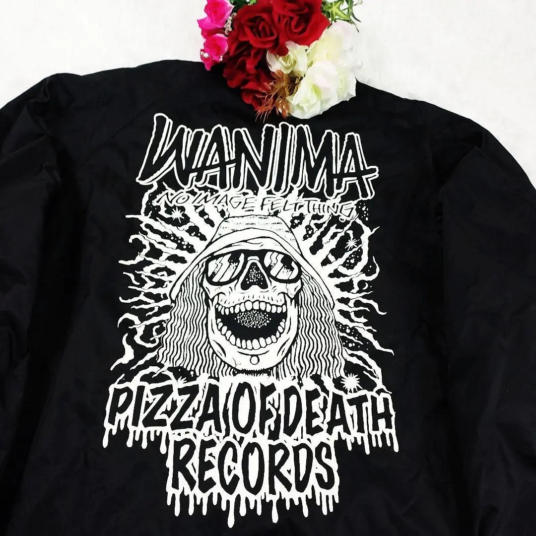 【美品】WANIMA ワニマ コーチジャケット pizza of death 黒