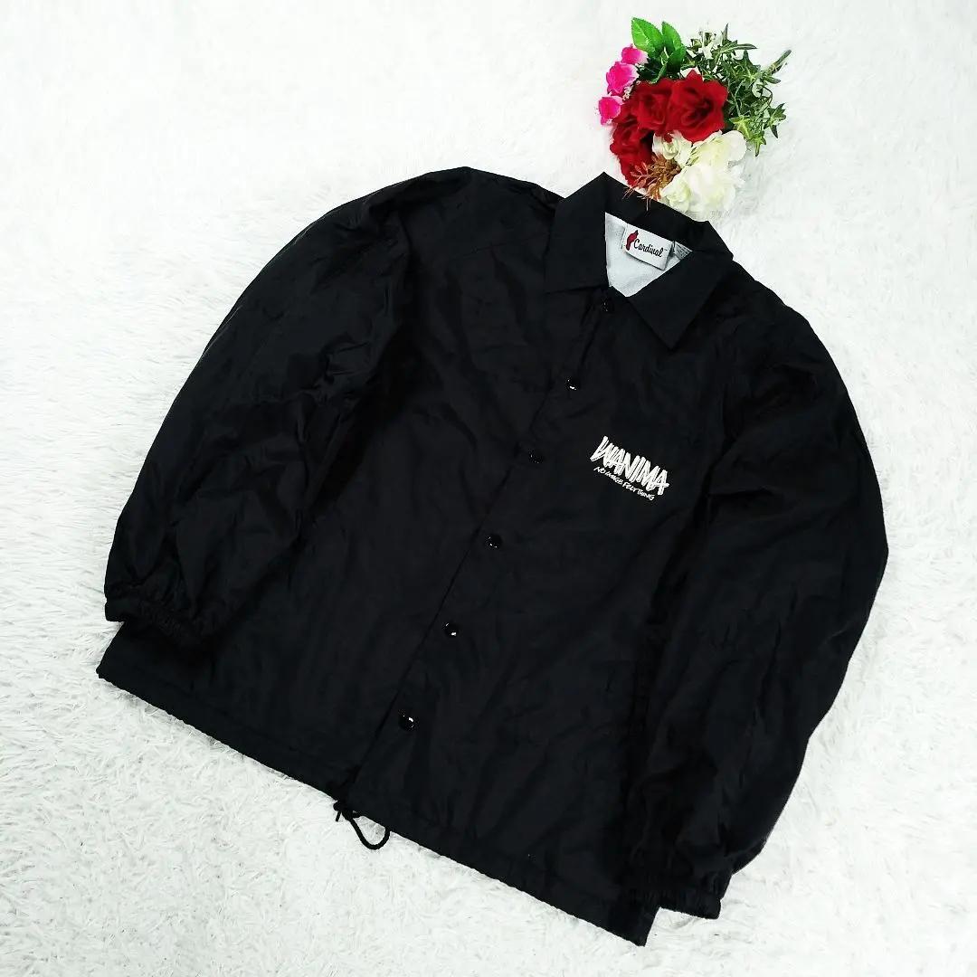 【美品】WANIMA ワニマ コーチジャケット pizza of death 黒