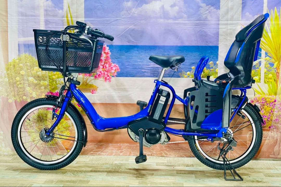 イチケン　ヤマハパスキス⭐️人気モデル！子供乗せ電動アシスト自転車Y0002