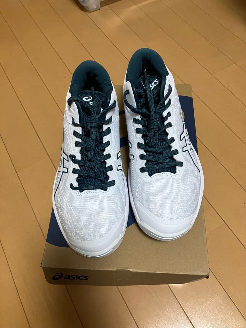 バスケットボールシューズゲルバースト28 WHITE/MAGNETIC BLUE
