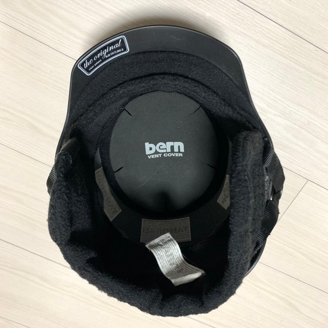 bern WATTS XL スノー用アクセサリー付き MATTE BLACK