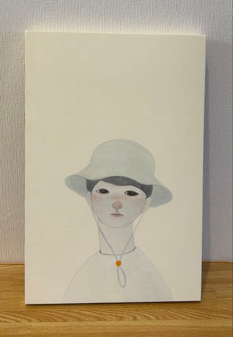 森本果呼　小さな夏の本　日本画